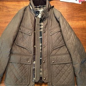 Burberry Men’s Quilted Military Jacket